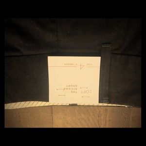 Loft black cotton women’s shorts